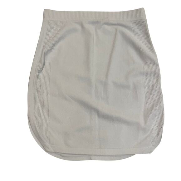 J Brand Knit 2-Pc Set Sweater Top & Skirt | White Stretch Textured Knit M NWOT - Picture 3 of 10